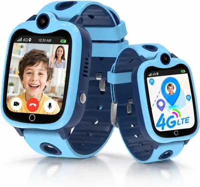 4G Smartwatch for Kids, GPS & Phone Watch with HD Calls & SOS