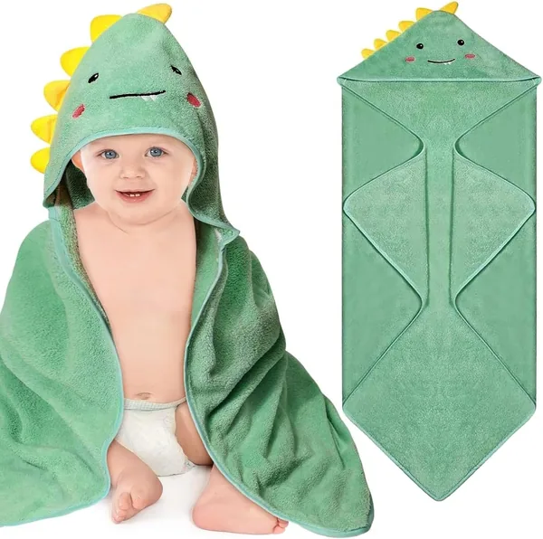 FA PLUS Hooded Baby Towel - Premium Soft Bath Towel for Baby, Newborn, Infant - Ultra Absorbent, Natural Stuff Towel, Soft Cora Best Deal