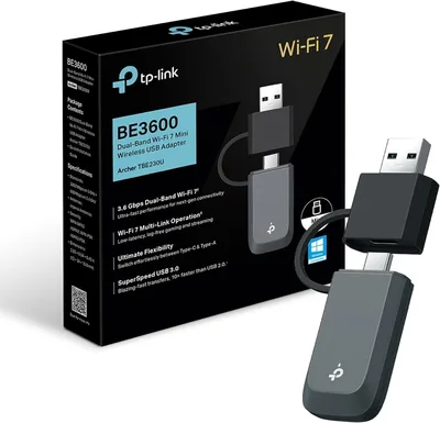 TP-Link Archer TBE230U WLAN Stick 20% Off - Dual Band MU-MIMO WPA3 USB-C Adapter