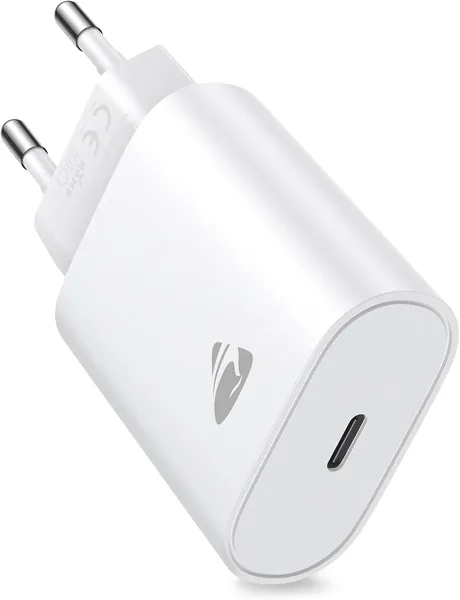 Chargeur USB-C Rapide 20W - Adaptateur AC pour iPhone 17/17 Air/Pro/Max, iPad et Plus - Économisez 27% 