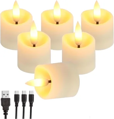 Flameless LED Candles 5 Pcs Timer Flickering - Best Deal