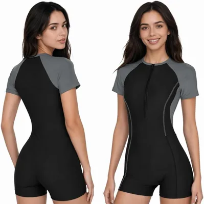 KTMOUW Trajes de Baño Mujer, Traje de Natación Deportivo de Una Pieza Elástico y Cómodo con Copas Extraíbles