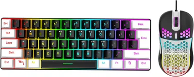 Fabater 61 Key RGB Gaming Keyboard & Mouse Combo