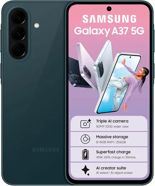 Samsung Galaxy A37 5G 6GB 256GB Smartphone, Green - 12% Off
