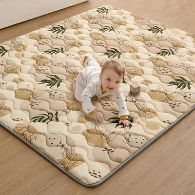 Blissful Diary Krabbeldecke für Babys 180 x 150 cm - Waschbare, rutschfeste Spielmatte, faltbar