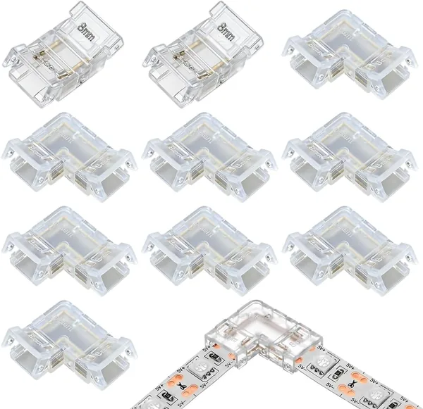 MOLZINY 10 Pieces Strip Connectors