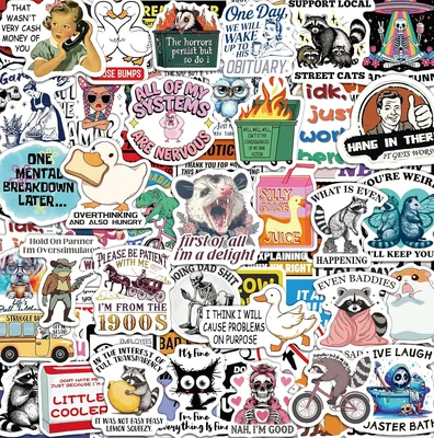 300 Funny Stickers - Best Deal