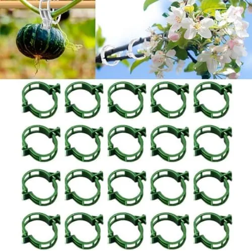 Plant Clips for Tomatoes, Pack of 100 Plant Clips, Connecting Plant Support Clip for Climbing Plants