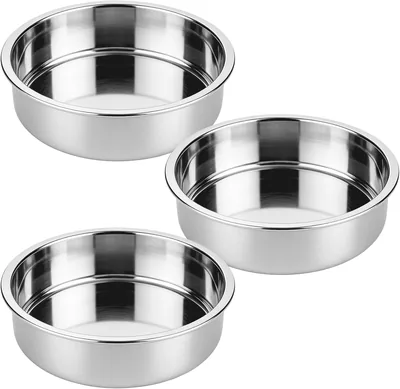 Shakico Cake Tins Set of 3 - 20cm Round Baking Pans Best Deal