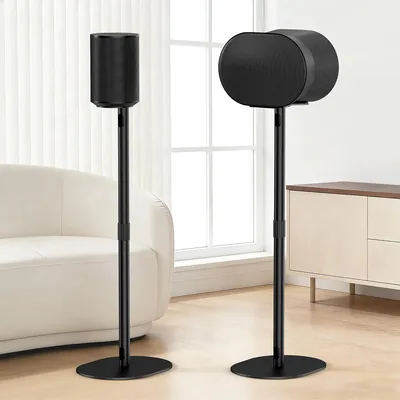 Sonos Era 100 & 300 Speaker Stands - Height Adjustable, Dual-Mount Base, Best Deal