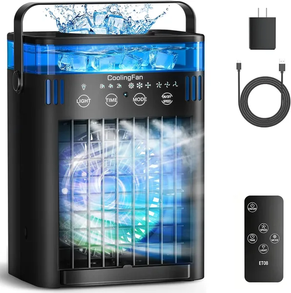 Mini Portable Air Conditioner 29% Off - Cooling Fan with Remote