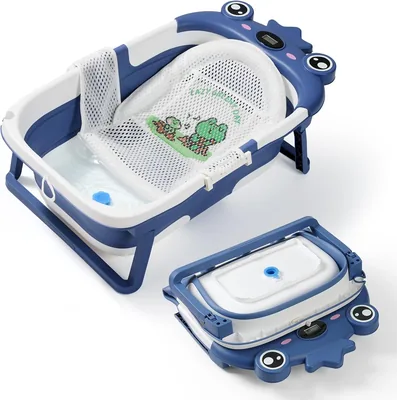 Baby Bathtub with Thermometer & Cushion Best Deal