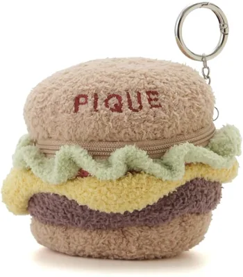 Gelato Pique Women's Hamburger Pouch Charm, BEG F - Best Deal