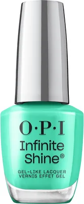 OPI ISL214 速乾ネイルポリッシュ、長持ち色、ジェルのような光沢、グリーン、クリーム、0.5fl oz (15ml) (インフィニットシャインISL2)