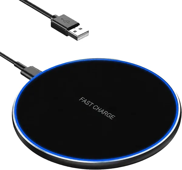 Samsung S22/S23/S21 20W Wireless Charger Pad, Max Fast Charging for iPhone 16/15/14/13/12/11 Pro/Pro Max/XS Max/XR/X/SE