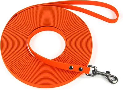 Wolfone Waterproof Dog Training Lead 30m Orange