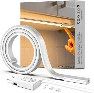 SIBI LIGHTING Unter-Einbauleuchte LED 1 m Dimmbar LED-Streifen Selbstklebend Flexibler Unter-Einbauleuchte Mit 24 V Stromversorgung - 15% Rabatt