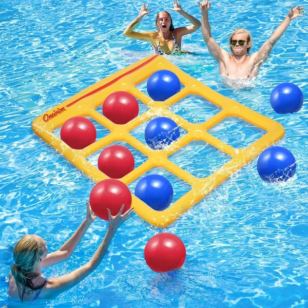 Tic-Tac-Toe Pool Toys Games - Giant Floating Tic Tac Toe Game Float