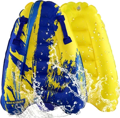 Shyllin 70 x 55 x 12 cm: Tavola da Surf Gonfiabile con Manici, Per La Magia del Surf e Nuoto in Spiaggia - Best Deal