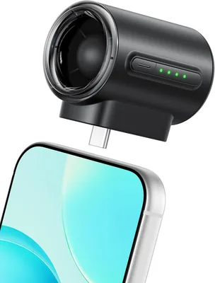 Aecooly USB C Mini Handventilator 17000 U/min 4 Geschwindigkeitsstufen | Kompatibel mit iPhone, iPad und Tablets, Tragbarer Mini-Handventilator für Sommer