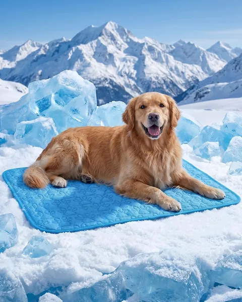 Kühlmatte für Hunde und Katzen - Selbstkühlend, 100x70cm
