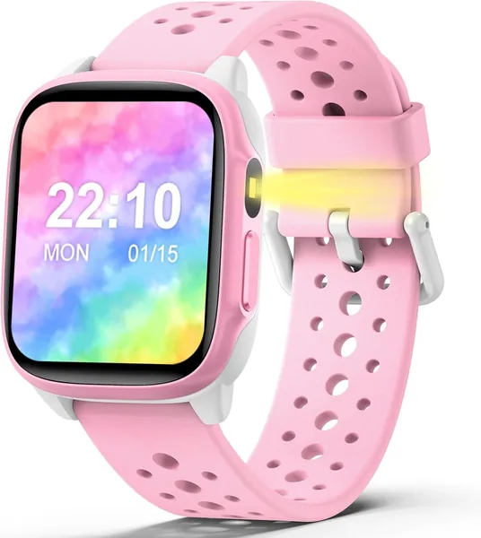 Kids Smart Watch with 140 Sports Modes, 1.5" Kids Fitness Tracker, Girls Smart Watch, No APP/Phone R