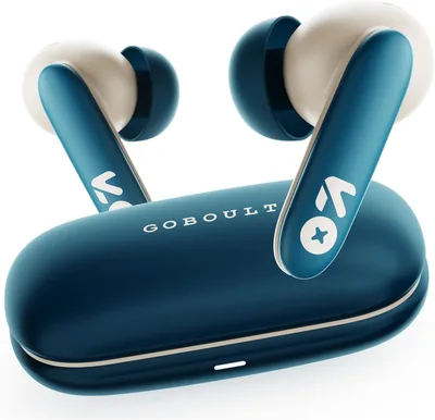 GOBOULT Y1 v2.0 कार्यात्मक वायरलेस इयरबड, 60 घंटे प्लेटाइम, ज़ेन क्वाड माइक्रोफोन ENC, 45ms कम लैटेंसी, टच नियंत्रण, डुअल डिवाइस पेयरिंग | 82% ऑफ़