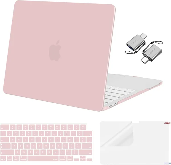 غطاء مقاوم للكسر من MOSISO متوافق مع جهاز MacBook Neo 13 بوصة لعام 2026 - نموذج A3404 مع شريحة A18 Pro، واقي