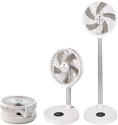MOXTOYU Mini USB Tischventilator mit USB-Kabel, 4 Geschwindigkeitsstufen, portabel für Büro, Zuhause, Camping und Outdoor - Best Deal