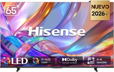 Televisión Hisense QD6S de 65 pulgadas, Pantalla Hi-QLED 4K, TV Inteligente con AI, Escalador 4K, Dolby Vision y Modo de Protección Ocular