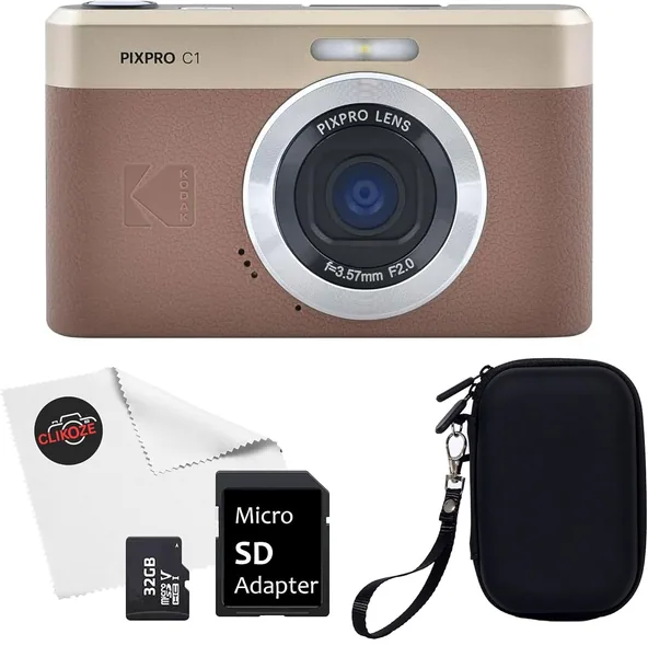 Kodak Pixpro C1 Digital Camera Brown