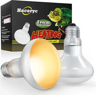 Haceryc Reptile Heat Lamp 100W Basking Bulb
