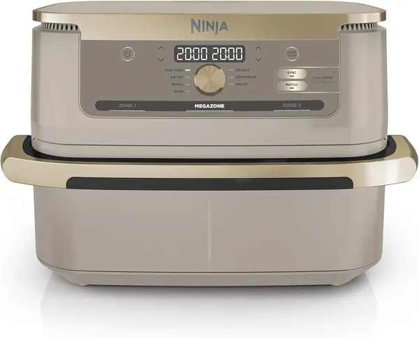 Ninja Foodi FlexDrawer Air Fryer, 7-en-1, Zone Double Avec Séparateur Amovible, 10.4L, Sans Huile - Économisez 35% !