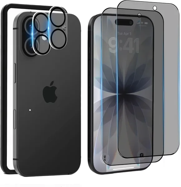 Set of 2 iPhone 17 Anti-Spy Film