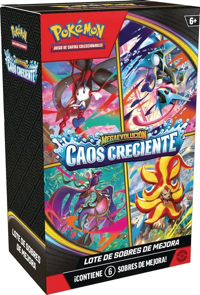 Pokémon: Increasing Megaevolution-Caos Enhancement Pack (6 Upgrade Envelopes)