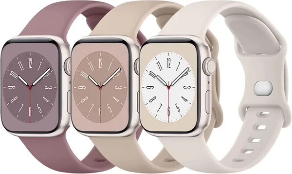 Correas IEOVIEE Compatibles con Apple Watch, Pulseras Deportivas Impermeables de Silicona para Todos los Modelos, Mejor Precio