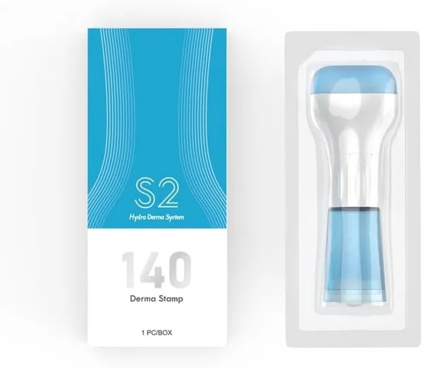 Derma Stamp S2-140 Microneedling Roller for Hair & Skin, 10ml Storage