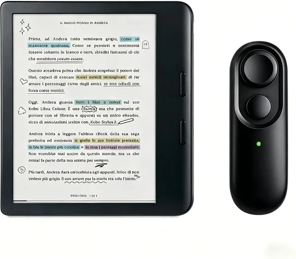 Afstandsbediening voor Kobo E-reader, Bluetooth Afstandsbediening