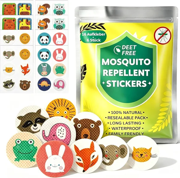 96 St ck M ckenpflaster M ckenschutz Pflaster Anti M cken - Moskito Pflaster Kinder Gegen M cken