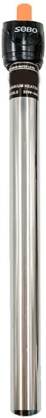 SOBO Stainless Steel Aquarium Heater 50W Submersible Fish Tank Heater 20-50L