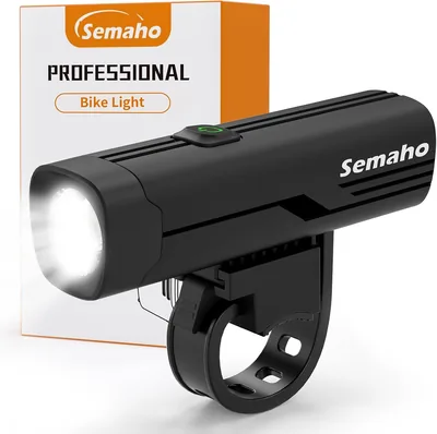 LED Front Bike Light USB-C Rechargeable IP66 Waterproof