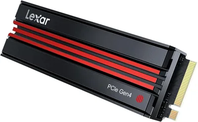 Lexar EQ790 PS5 SSD 1TB, M.2 NVMe 1.4 Interner Festplattenlaufwerk mit Kühlkörper, 2280 PCIe Gen4x4 Interne SSD, bis zu 700 MB/s