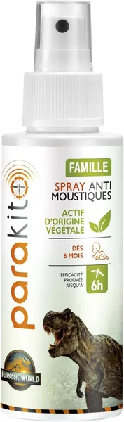 Parakito - Spray Anti-Moustiques Familial - À partir de 6 mois - Sans Deet - Sans Alcool - Fabricé en France - Meilleur Prix