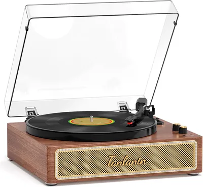Audio Receiver Walnut Grain RCA Bluetooth