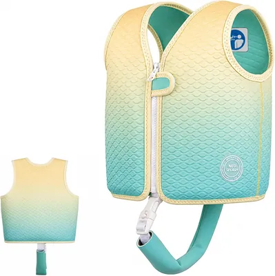 Chaleco de natación de neopreno para niños con correa de seguridad ajustable - 1-3 y 3-6 años - Best Deal