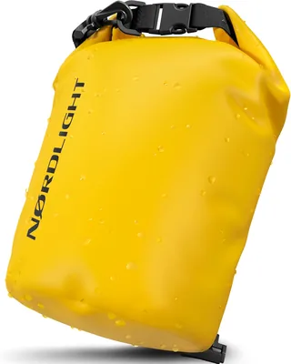 Borsa impermeabile Nordlight - Zaino resistente all'acqua da 2L, 5L, 10L, 15L, 20L, 30L con chiusura a rullo, nero