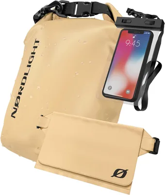 Nordlight Waterdichte Tas en Rugzak, 2L, 5L, 10L, 15L, 20L, 30L Droge Tas met Roltopafsluiting en Schouderriem