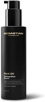 Óleo Sebastian Profissional Dark Oil, Elixir de Domar Frizz, Finalizador Termo-Protegido para Todos os Tipos de Cabelo, 140ml - Best Deal