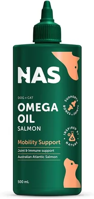 Natural Animal Solutions Salmon Oil Omega 3 - Joints for Dogs & Cats