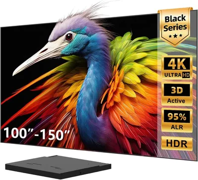 NothingProjector Black Series ALR Screen 100" + Motorized Slider - Best Deal